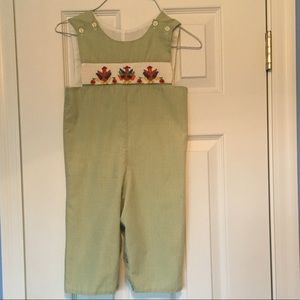 Smocked Turkey outfit